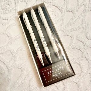 Rae Dunn White Pen Set